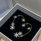 Snowflake Ear Cuff Earring｜(Sliver/Gold)